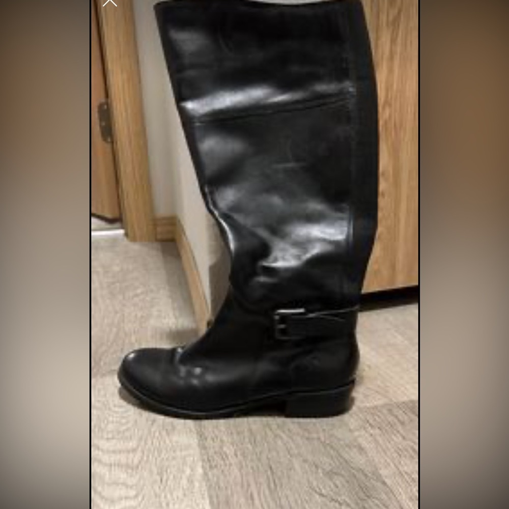 Black riding boots